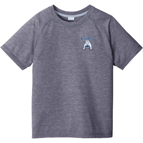 Chicago Bulldogs Youth PosiCharge Tri-Blend Wicking Raglan Tee