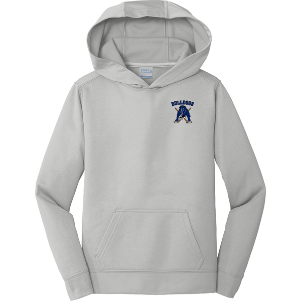 Chicago Bulldogs Youth Performance Fleece Pullover Hooded Sweatshirt