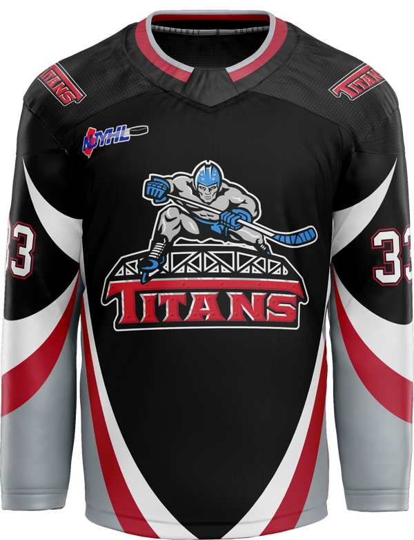 NJ Titans Tier 2 Youth Goalie Sublimated Jersey